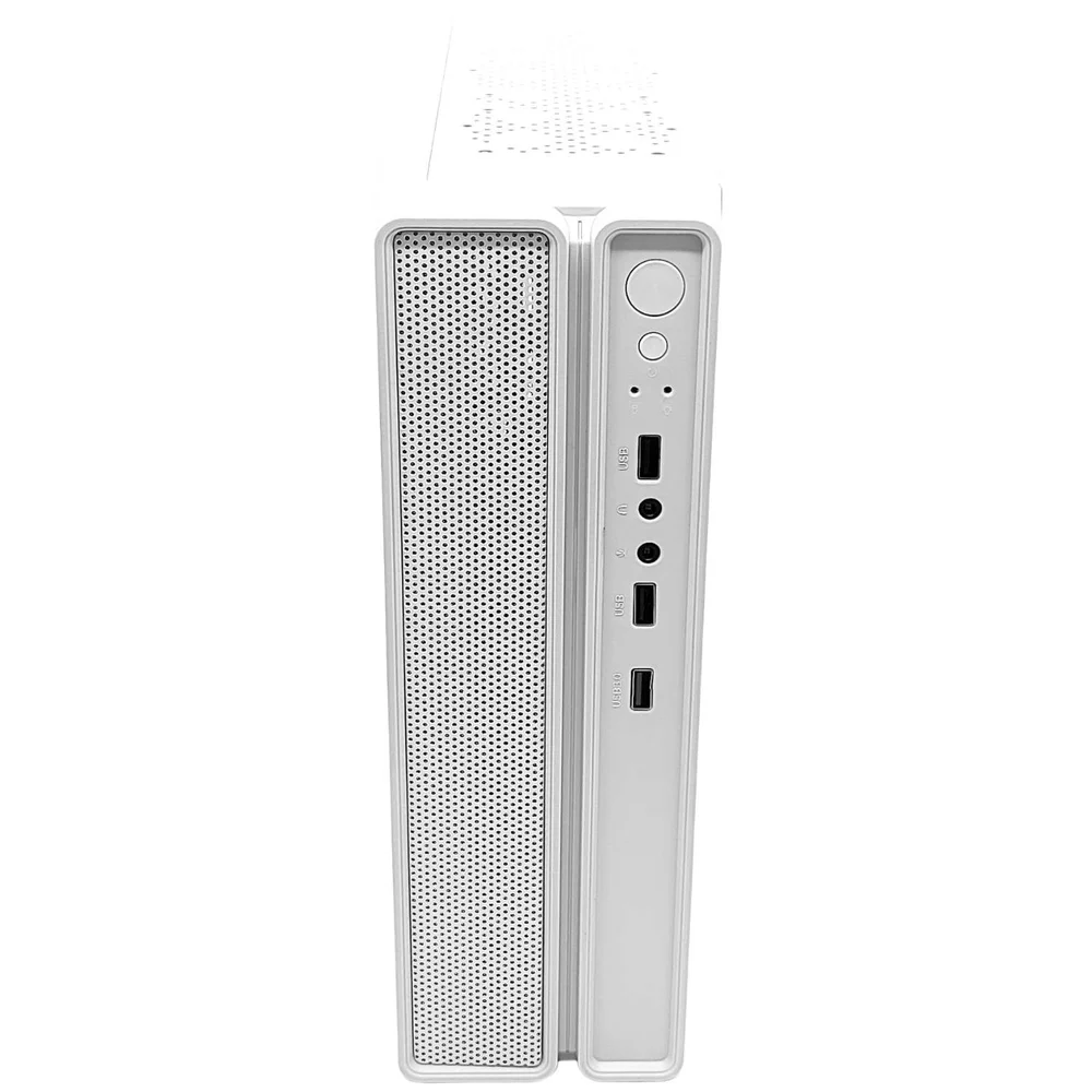 Imagem 4 de 5 do produto Gabinete Slim Bluecase, Branco, Bg-2002w, Com Fonte, 200w