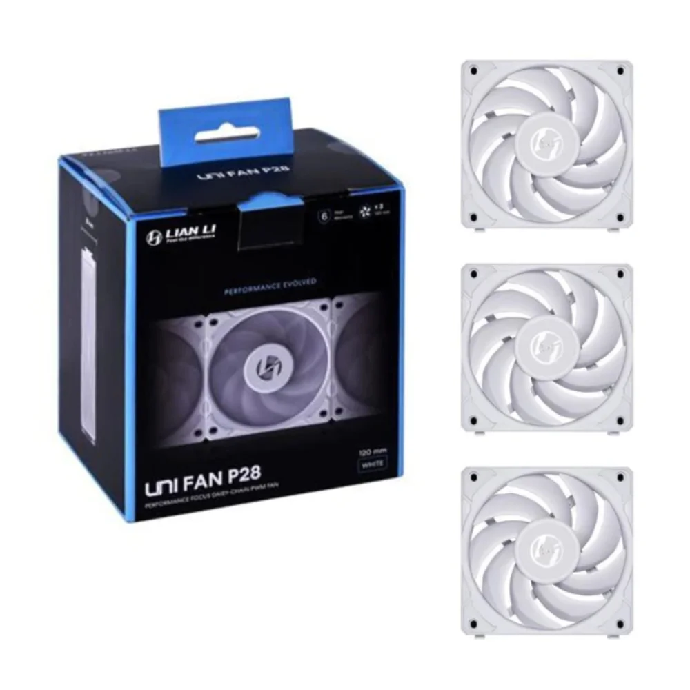 Lian Li UNI FAN P28 ホワイト ９個セット Cooler Fan Lian Li Uni Fan P28 3in1 3x120mm