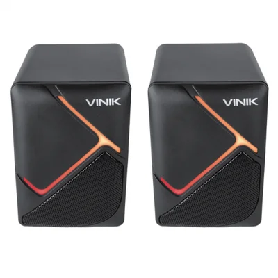 Caixa De Som Gamer Vinik Constelation 6w 2.0 Led Rainbow - Vspkg6wctl