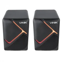 Caixa De Som Gamer Vinik Constelation 6w 2.0 Led Rainbow - Vspkg6wctl