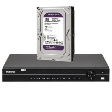 Kit Intelbras, DVR Mhdx 1232-c, Multi HD, 32 Canais + HD 1TB