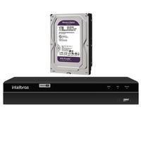 Kit Intelbras, DVR Mhdx 1216-c, Multi HD, 16 Canais + HD 1TB