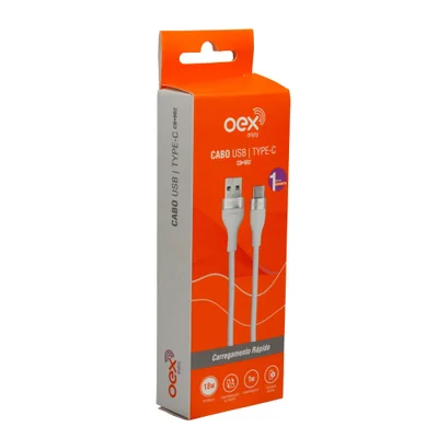 Cabo Oex, USB-a, Com Conector USB-c, 1 Metro - Cb902