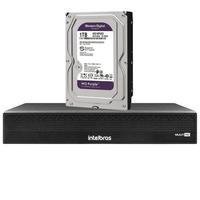 Kit Intelbras, Dvr Mhdx 1016-c, 16 Canais, Multi HD + HD 1TB
