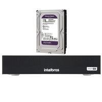 Kit Intelbras, Dvr Mhdx 1004-c, 4 Canais, Multi HD + HD 1TB