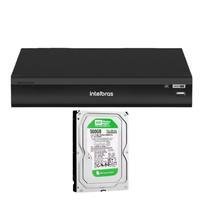 Kit Intelbras, Dvr Imhdx 5108, 8 Canais, Multi HD, 4k + HD 500GB