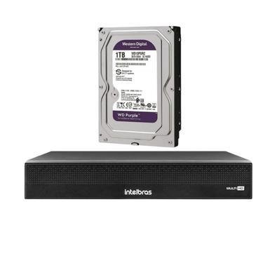 Kit Intelbras, Dvr Mhdx 3004-c, 4 Canais, Multi HD + HD 1TB