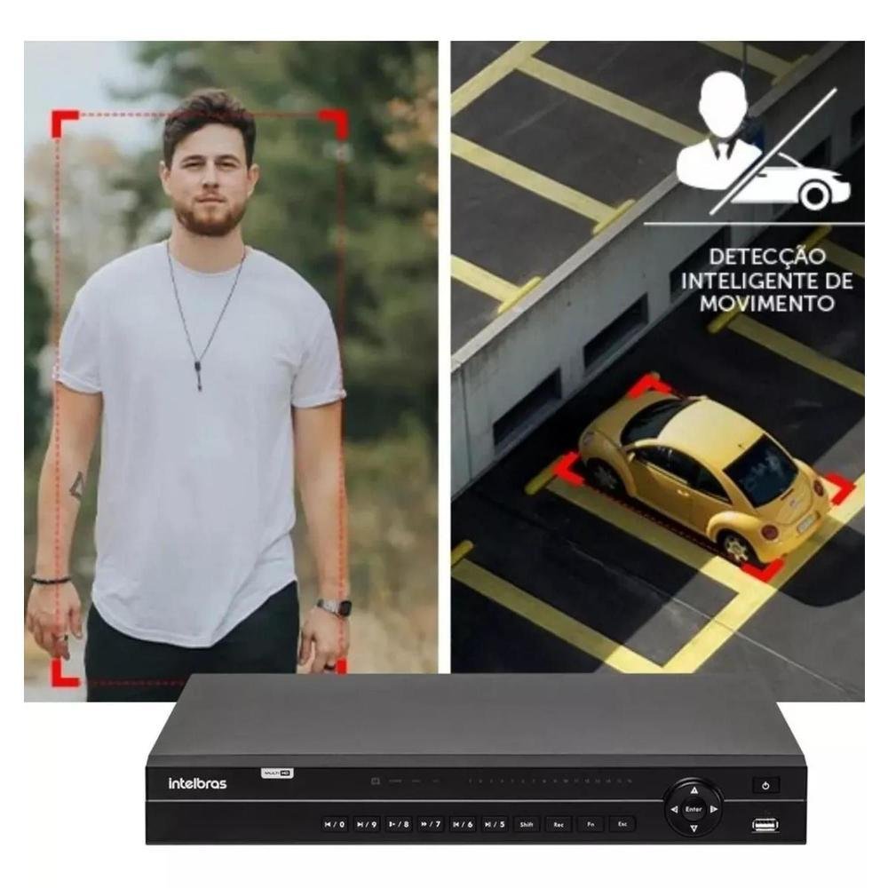 Imagem 3 de 4 do produto Kit Intelbras, Dvr Mhdx 1232, 32 Canais + HD 3TB