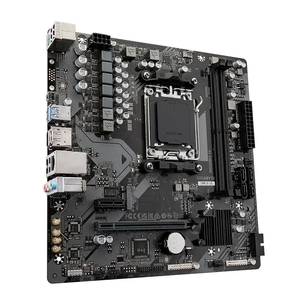 Imagem 3 de 5 do produto Placa Mãe Gigabyte A620m H, DDR5, Micro ATX, Am5