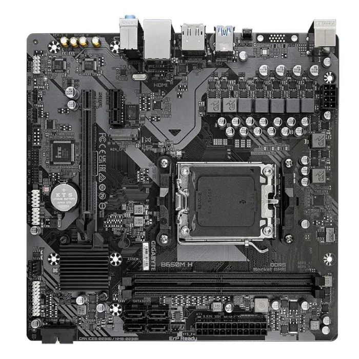 Imagem 5 de 5 do produto Placa Mãe Gigabyte B650m H, DDR5, Micro ATX, Am5