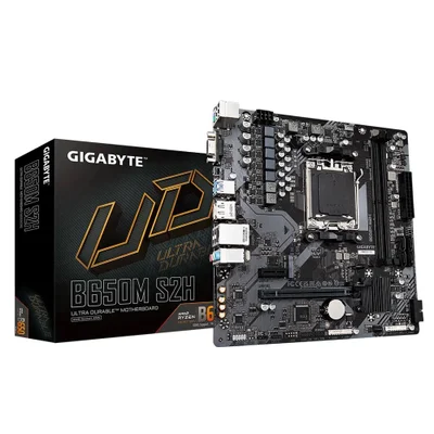 Placa Mãe Gigabyte B650m S2h, DDR5, Micro ATX Am5