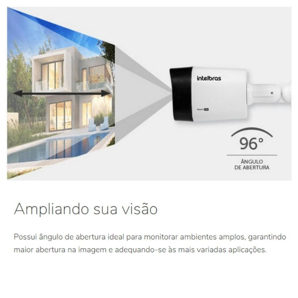 Imagem 4 de 4 do produto Camera Segurança Intelbras, Vhd 1120B, Infravermelho, 20 Metros