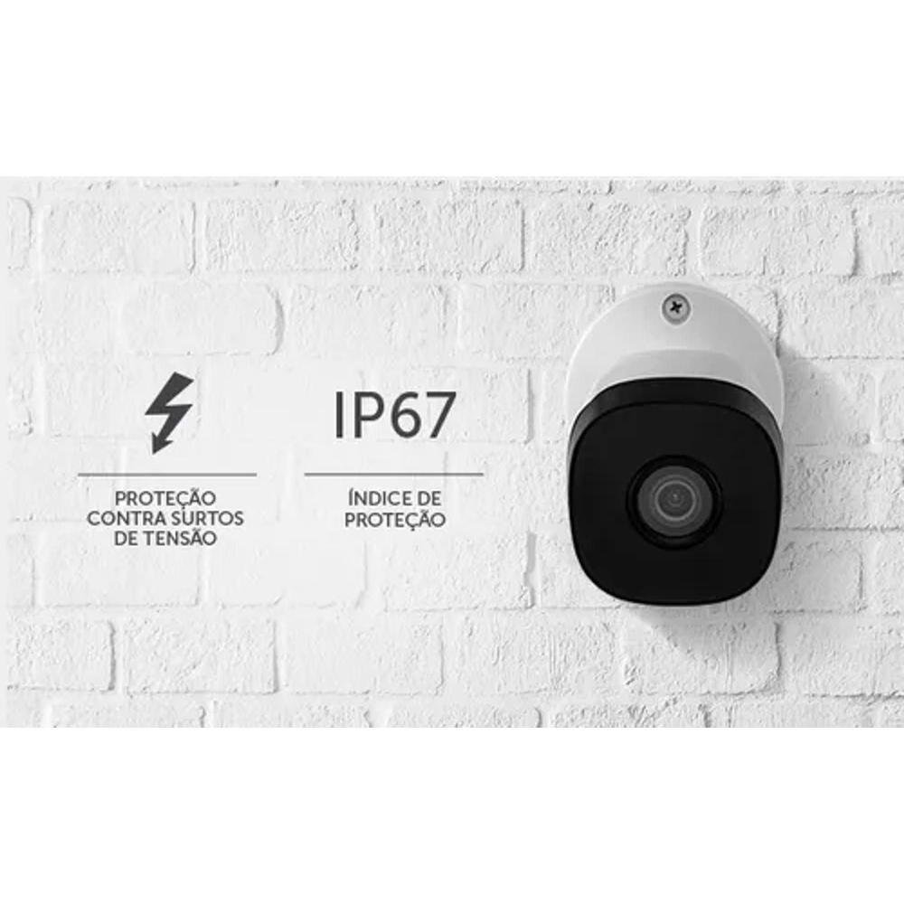 Imagem 4 de 5 do produto Kit 16 Cameras Intelbras Dome e Bullet, VHC 1120B 720p HD, Multi HD