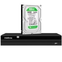 Kit Nvr Intelbras, Nvd 1404, Multi HD + HD 500GB