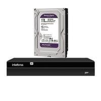 Kit Nvr Intelbras, Nvd 1408 + HD 1TB, Purple