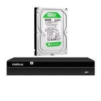 Kit Nvr Intelbras, Nvd 1408, 8 Canais + HD 500GB