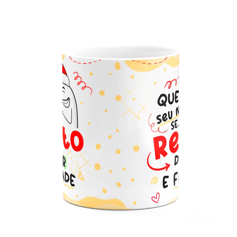 Imagem 2 de 3 do produto Caneca Flork Natal, Natal Repleto De Amor e Felicidade