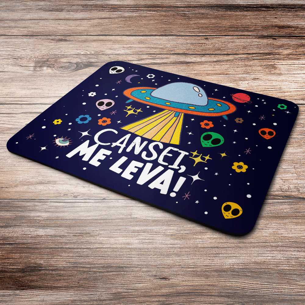 Mouse Pad Divertido Vibes - Cansei, Me Leva! - Jps Info Mouse Pad Divertido Vibes - Cansei, Me Leva! - Jps Info