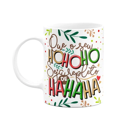 Caneca Natal, Que O Seu Hohoho Seja Repleto De Hahaha