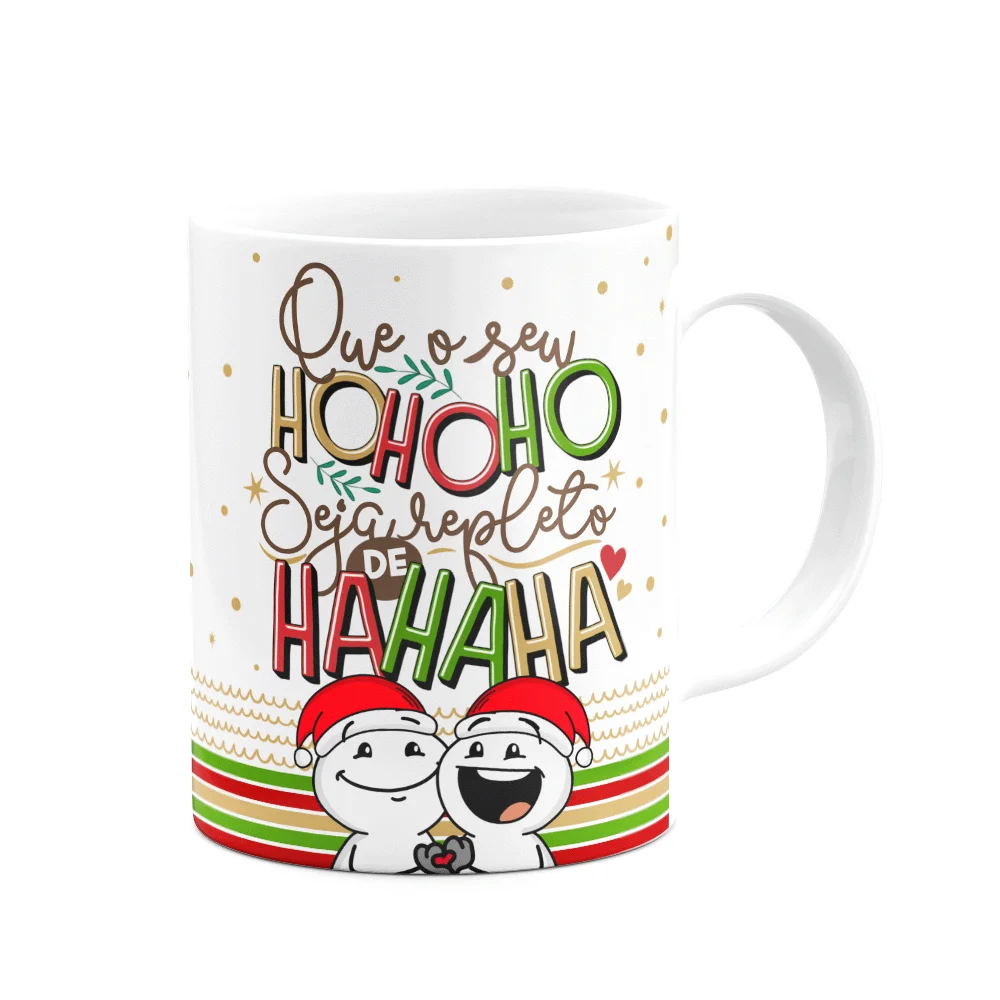 Imagem 3 de 3 do produto Caneca Fun Natal, Que O Seu Hohoho Seja Repleto De Hahaha