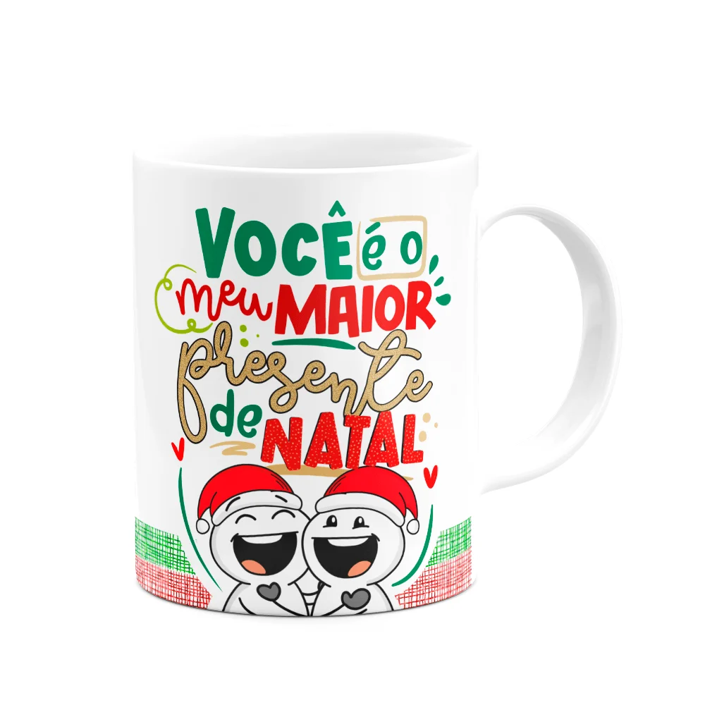 Imagem 3 de 3 do produto Caneca Divertida Natal, Você É O Meu Maior Presente