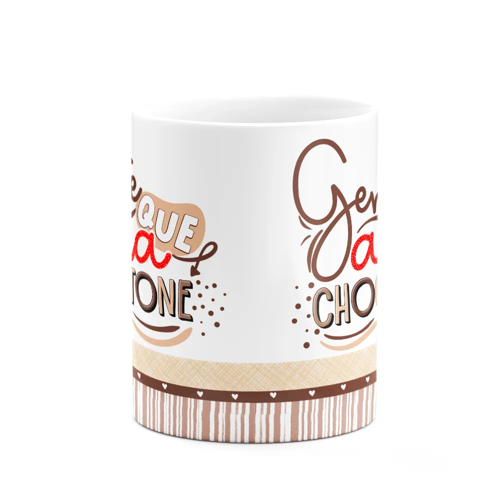 Imagem 2 de 3 do produto Caneca Natal, Gente Que Ama Chocotone, Branca