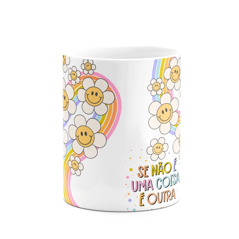 Imagem 2 de 3 do produto Caneca Divertida Vibes, Se Não É Uma Coisa é Outra