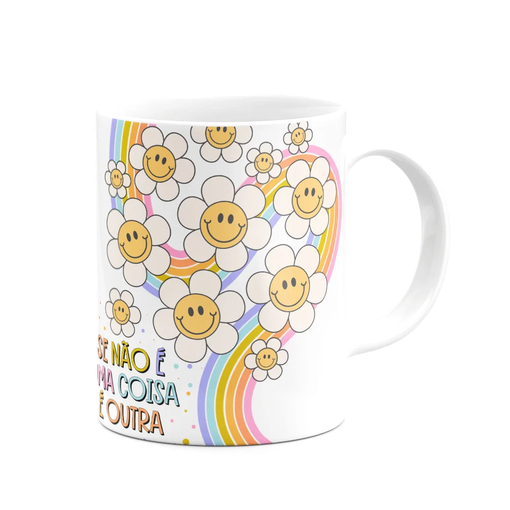 Imagem 3 de 3 do produto Caneca Divertida Vibes, Se Não É Uma Coisa é Outra