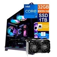 CPU i7 14700kf b760m DDR5 32GB Bundle PC Gaming Intel Core i7 14700K RTX 4060Ti 32GB RAM