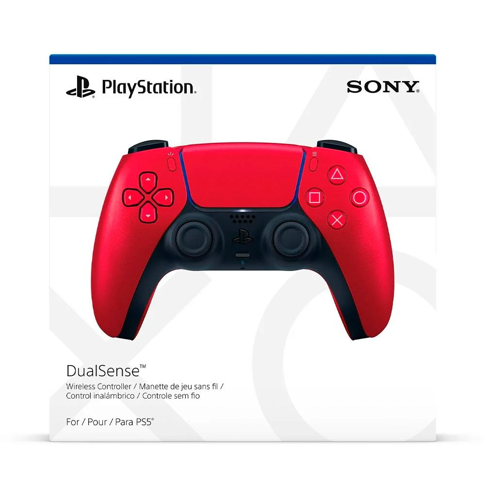 Imagem 5 de 5 do produto Controle Sony Ps5 Dualsense, Sem Fio, Volcanic Red