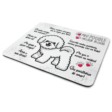 Mouse Pad Dog - Meu Poodle, Melhor Pessoa! - Jps Info