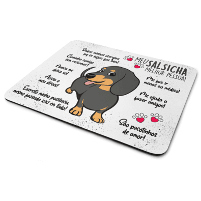 Mouse Pad Dog - Meu Salsicha Dachshund, Melhor Pessoa! - Jps Info