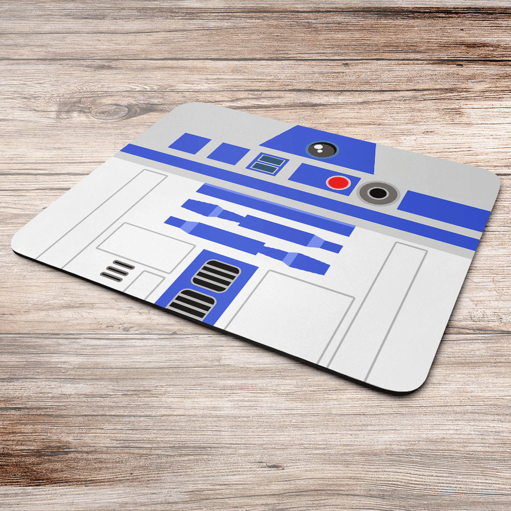 Mouse Pad Geek Emborrachado - Side Droid- R2 - Jps Info Mouse Pad Geek Emborrachado - Side Droid- R2 - Jps Info