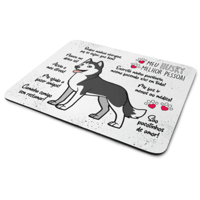 Mouse Pad Dog - Meu Husky, Melhor Pessoa! - Jps Info