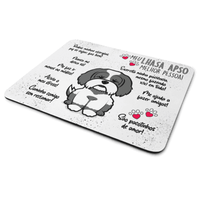 Mouse Pad Dog - Meu Lhasa Apso, Melhor Pessoa! - Jps Info