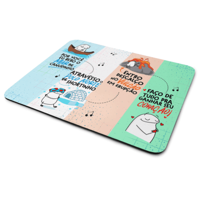 Mouse Pad Flork Namorados - Faço De Tudo - Jps Info