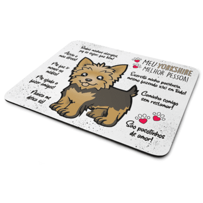 Mouse Pad Dog - Meu Yorkshire, Melhor Pessoa! M1 - Jps Info