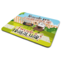 Mouse Pad Divertido Flork - Nascido Pra Churrasquear - Jps Info
