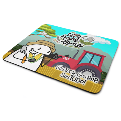 Mouse Pad Flork Profissões - Sou Agrônomo - Jps Info