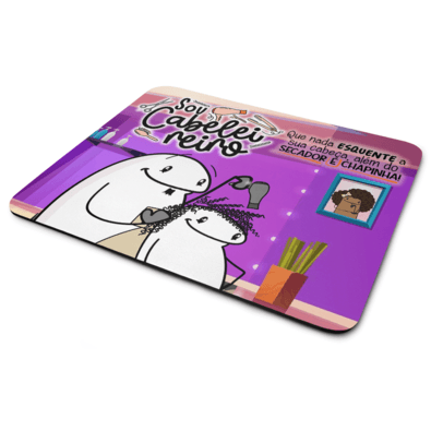 Mouse Pad Flork Profissões - Sou Cabeleireiro - Jps Info