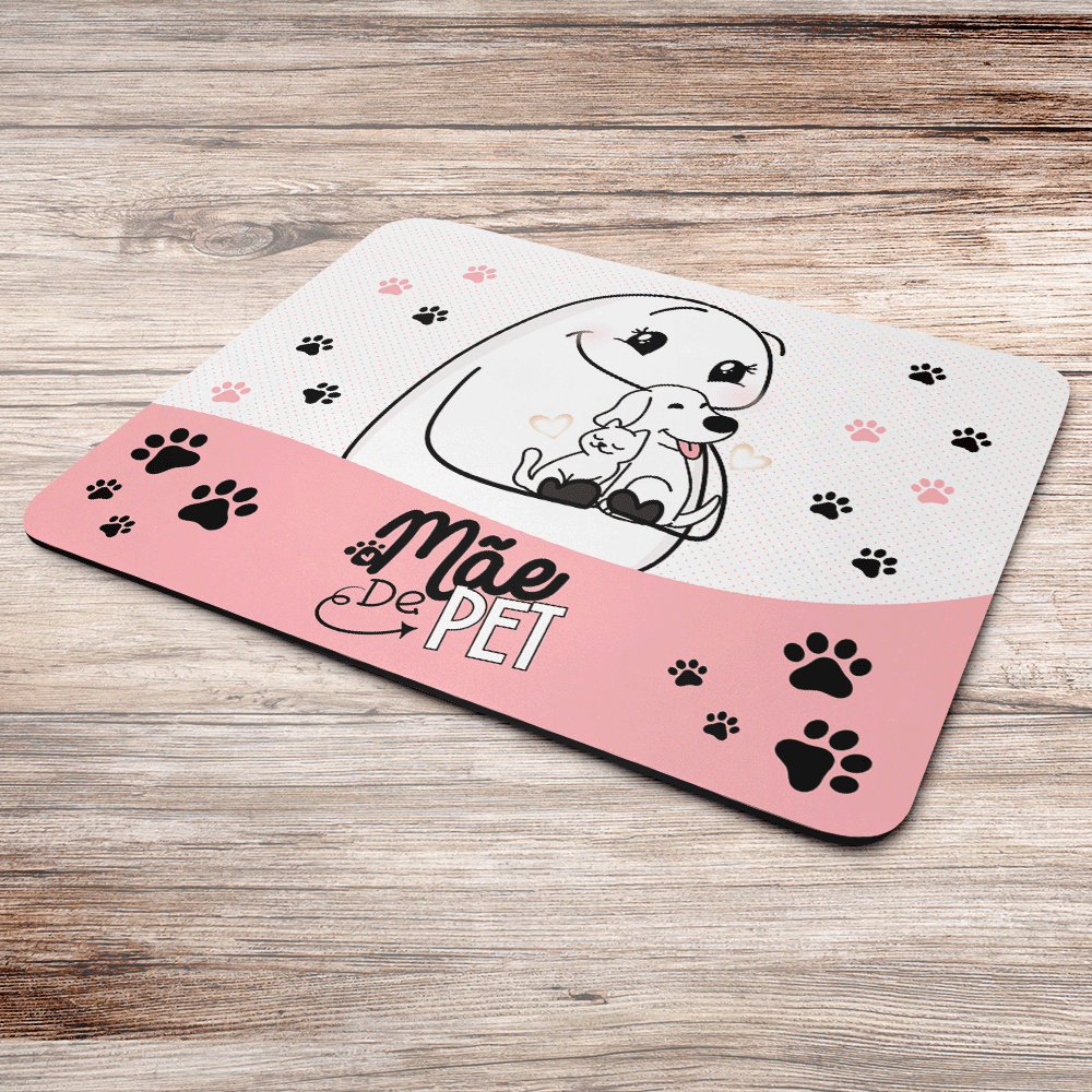 Imagem 2 de 3 do produto Mouse Pad Flork Mães E Pets - Mãe De Pet - Jps Info