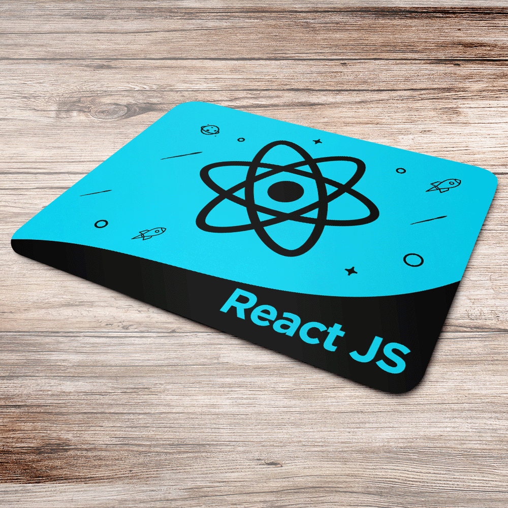 Imagem 2 de 3 do produto Mouse Pad Dev - New Blue Linguagem React Js - Jps Info