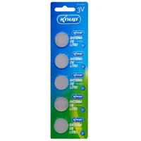Bateria Lítio Knup, Cr2032, 3v, Blister, C/ 5 Unidades - Kp-bt2032