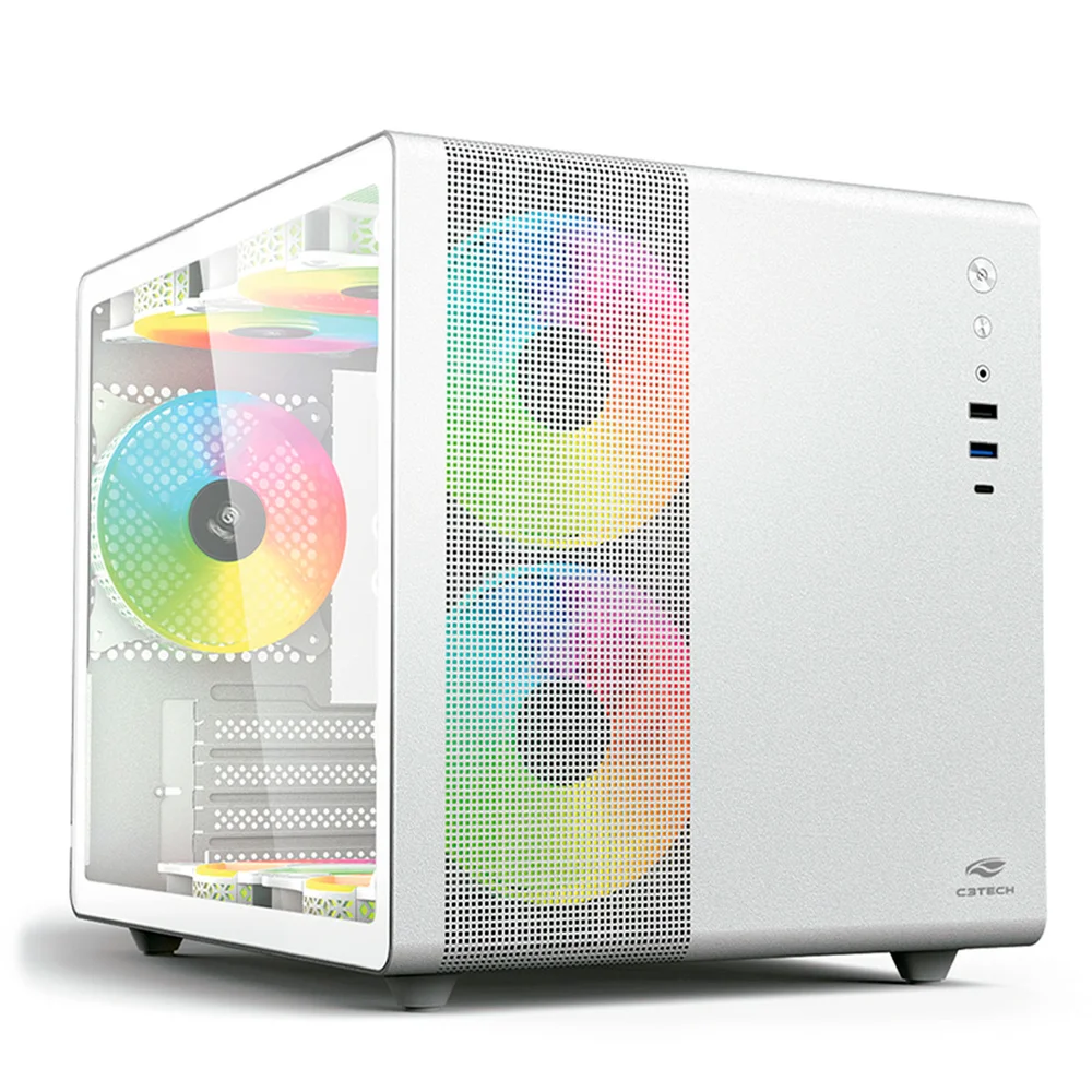 Gabinete Gamer C3tech Aquarius Mtg710 KaBuM