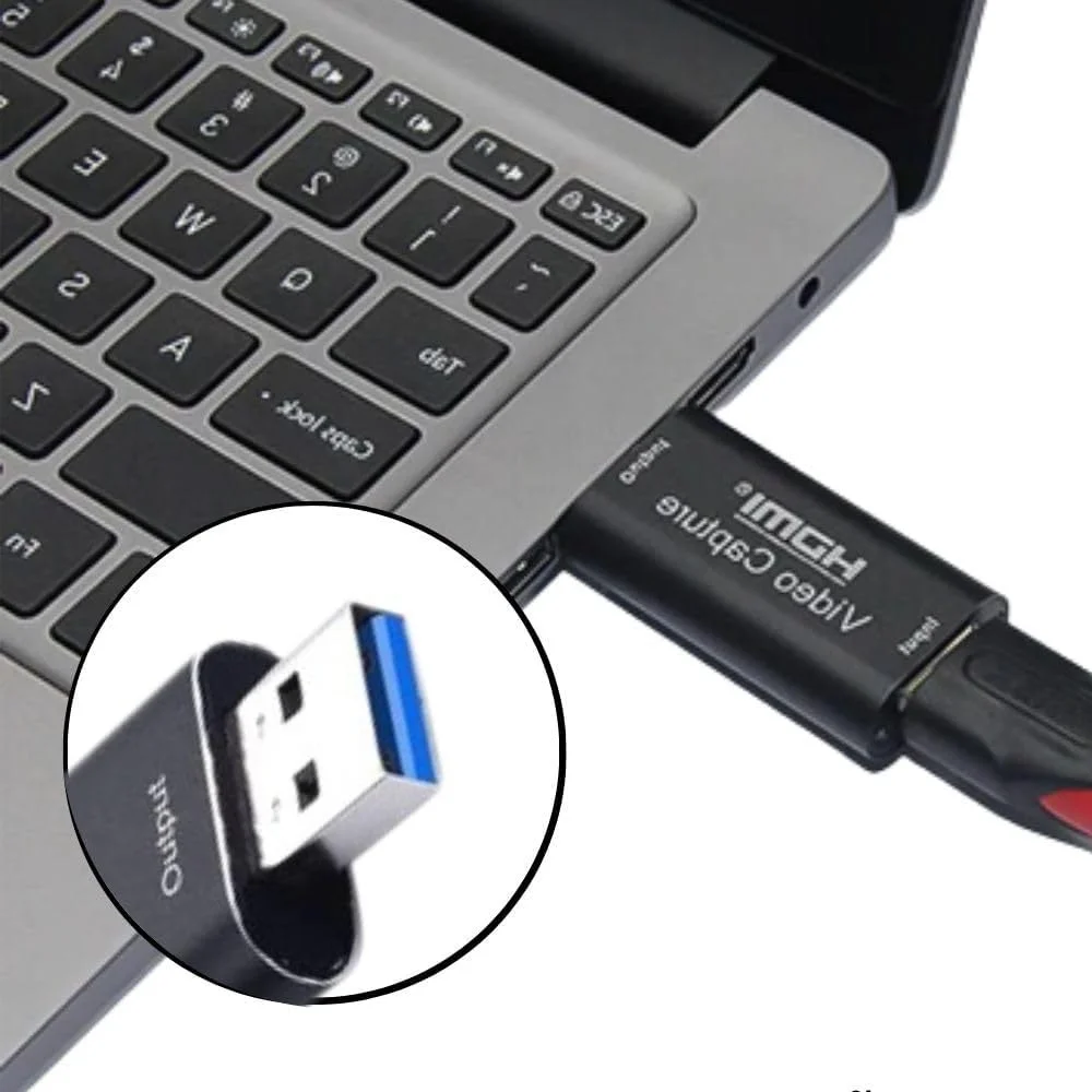 Imagem 4 de 5 do produto Placa De Captura HDMI Para Usb 2.0, 4K, 1080p, Ideal Para Uso Em Lives E Streamings - Ms118