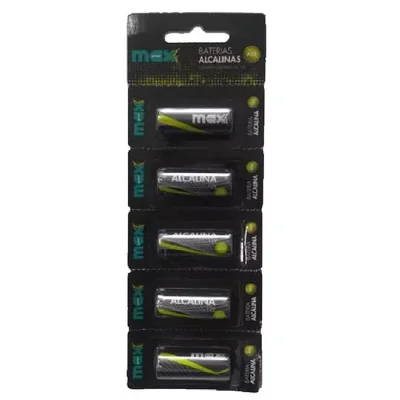 Bateria Alcalina A23 Maxprint, 5 Unidades, 12v