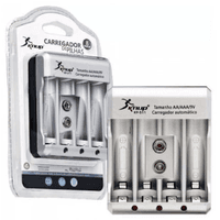 Carregador Knup, Para Pilha - :kp-511