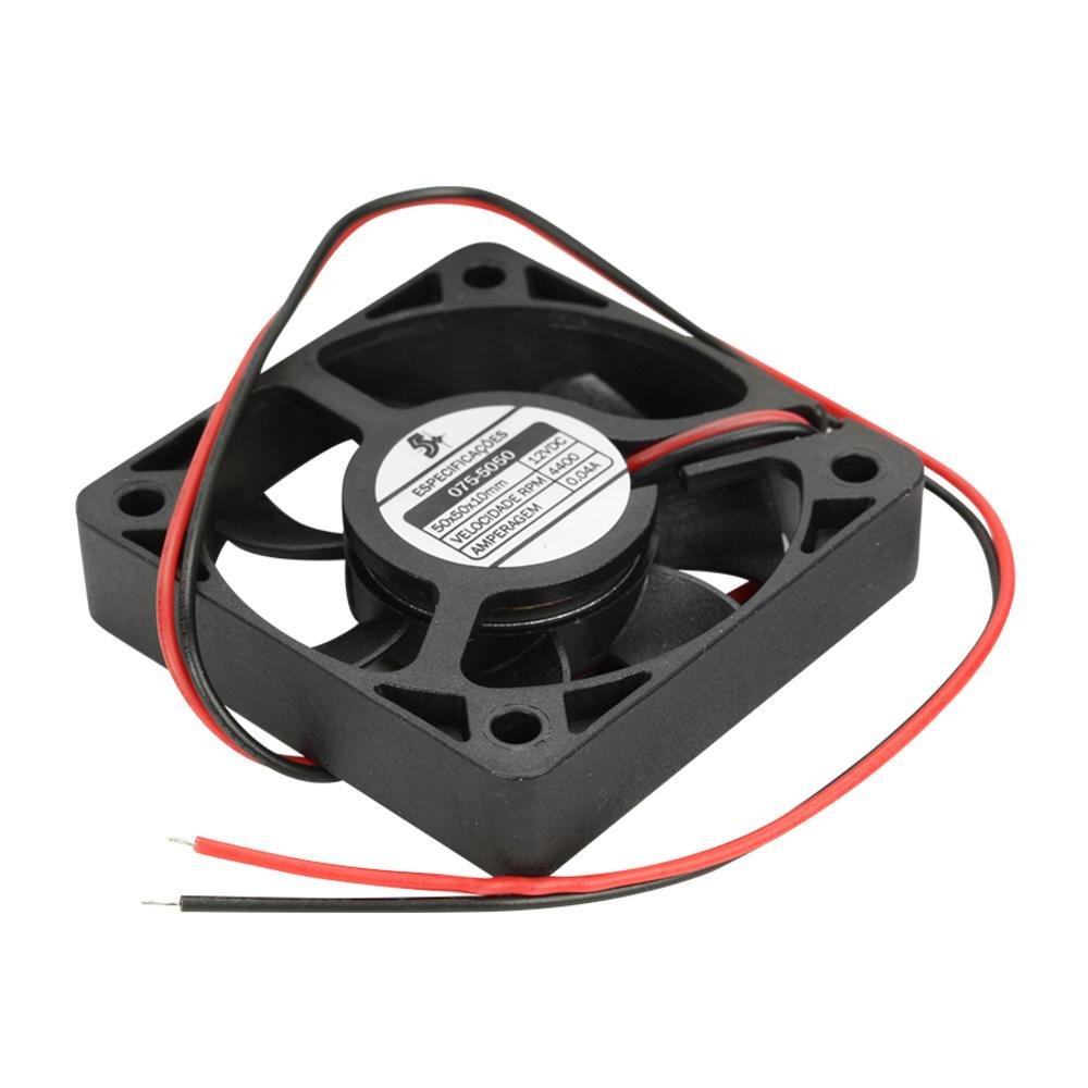 Cooler Microventilador 50 X 50 X 10mm - 12v Mais Fino