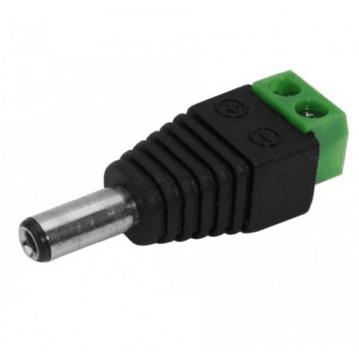 Plug Borne - P4 Macho Com Borne 2.1 /5.5mm - Parafu, 10 Peças