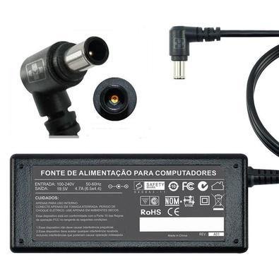 Fonte Notebook 19.5v 4.7a 6.5x4.4mm Compativel Sony 2-081